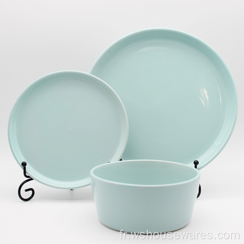polygone vaisselle poterie luxe 16 pièces coloré émaillé
